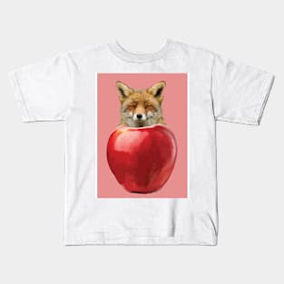 Wolf Apple - Zine Culture Kids T-Shirt